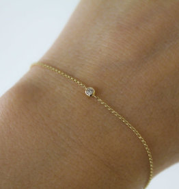 LILA Gold North Star Diamond Bracelet  0.08ct