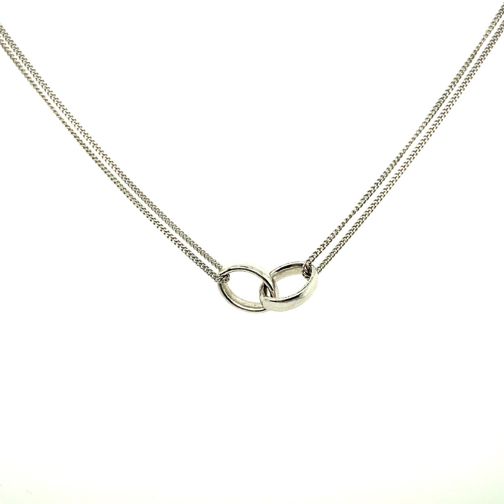 KENSINGTON White Gold Eternity Necklace