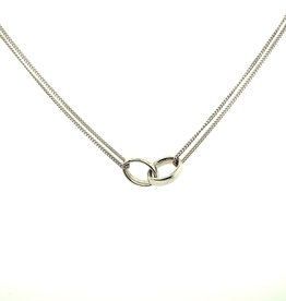 KENSINGTON White Gold Eternity Necklace