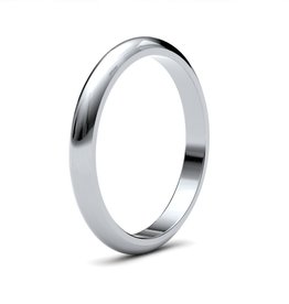 AARGEN Platinum Ring 2.5mm