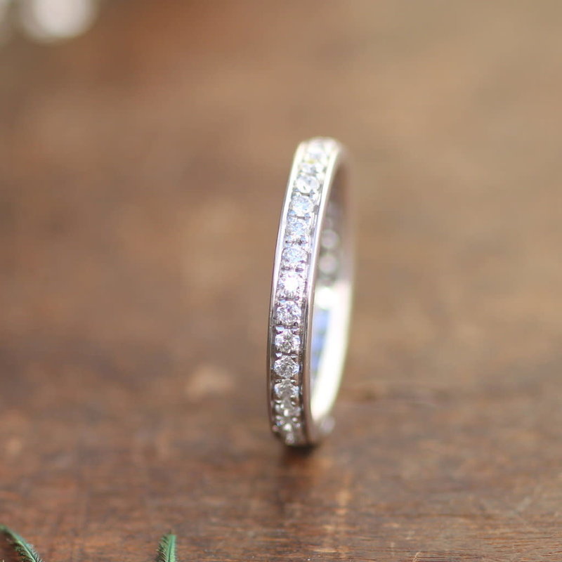 KENSINGTON Platinum Elizabeth Eternity Ring