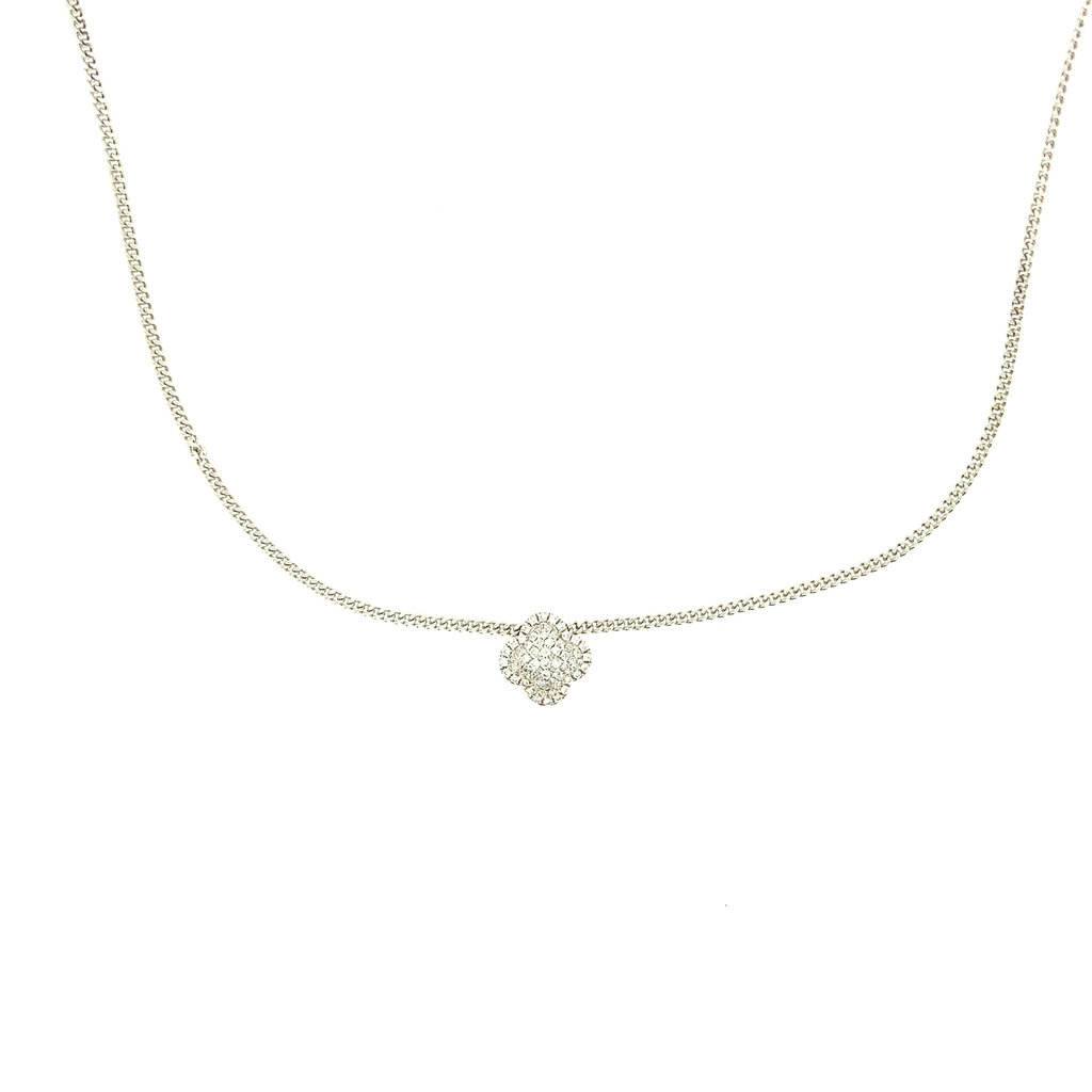 MONROE Diamond Clover necklace