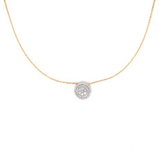GATSBY Gold Diamond Eclipse Necklace