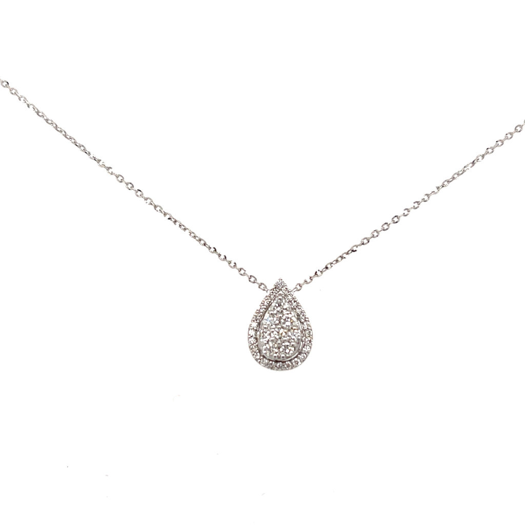 MONROE White Gold Polly Diamond Necklace