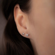 Silver Starshine Earrings