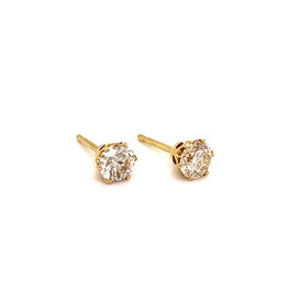 GATSBY Gold Diamond Noire Earrings