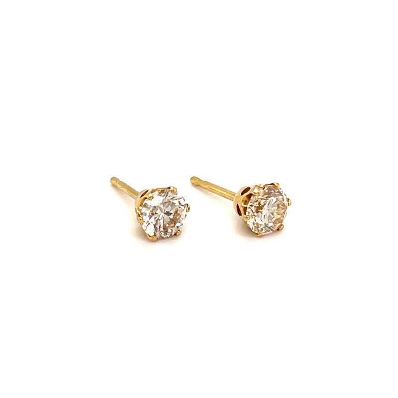 BARDOT Gold Diamond Noire Earrings