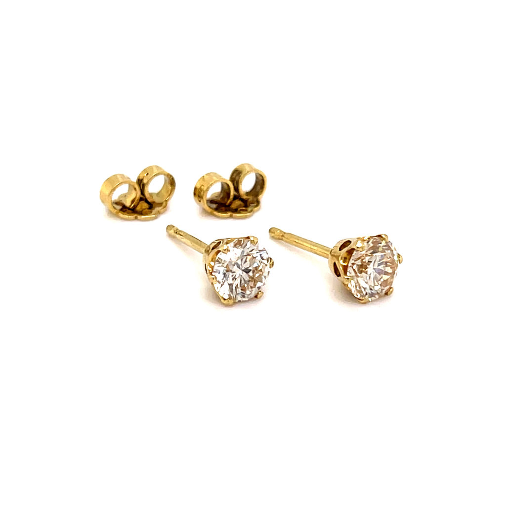 LILA Gold Diamond Noire Earrings