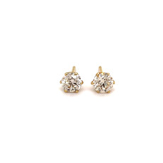 LILA Gold Diamond Noire Earrings