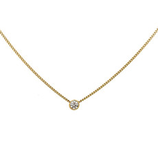 LILA Gold North Star Diamond Necklace