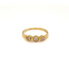 LILA Gold Diamond Maya Ring