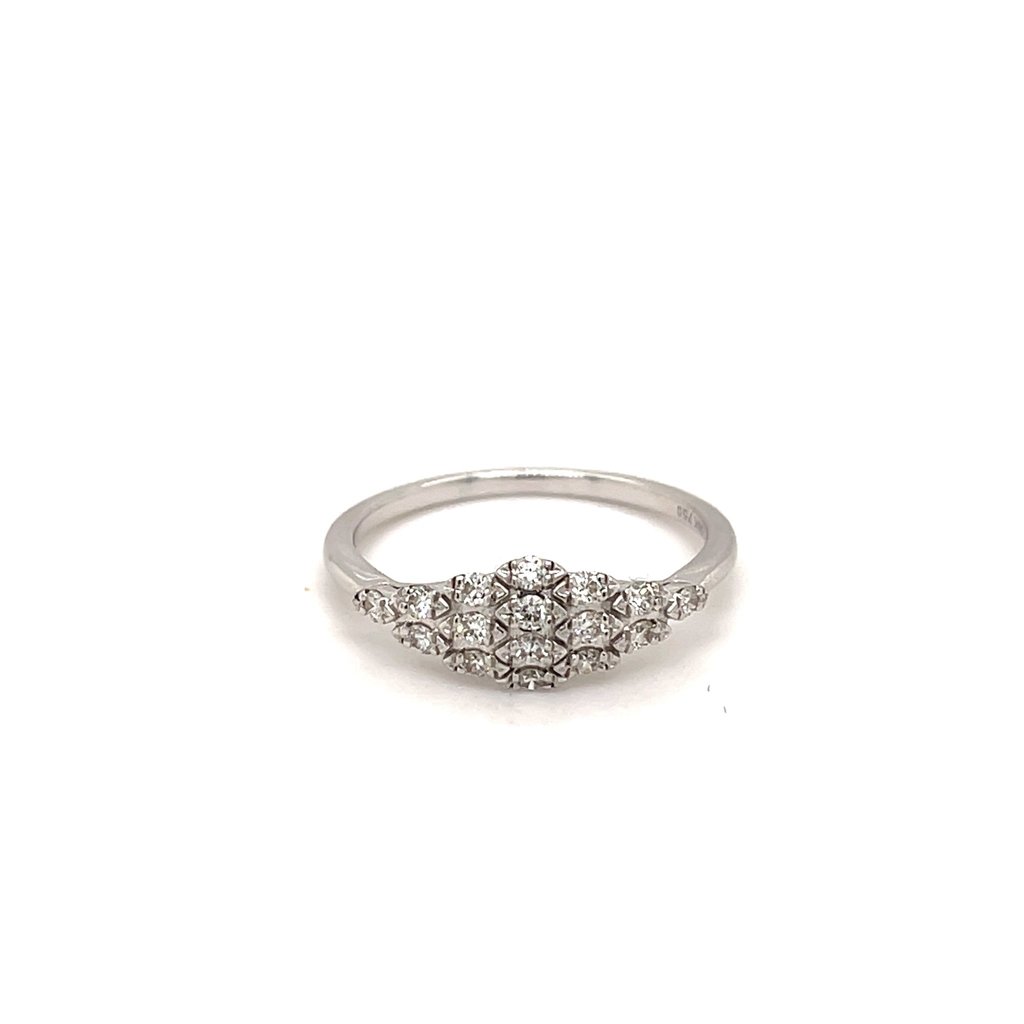GATSBY White Gold Cora Diamond Ring