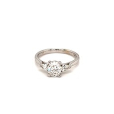 BLOSSOM  White Gold Malaya Diamond Ring 1.15ct