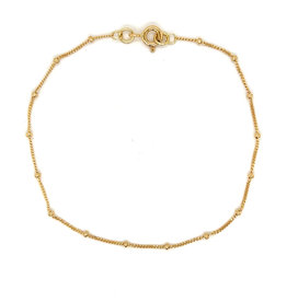 LILA Gold Jasmine Curb Bracelet