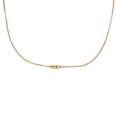 Gold Cube Necklace