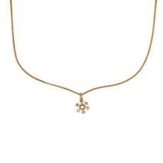 DARCY Gold Snowflake Necklace