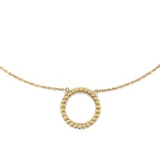 KENSINGTON Gold Lilly Crescent Necklace