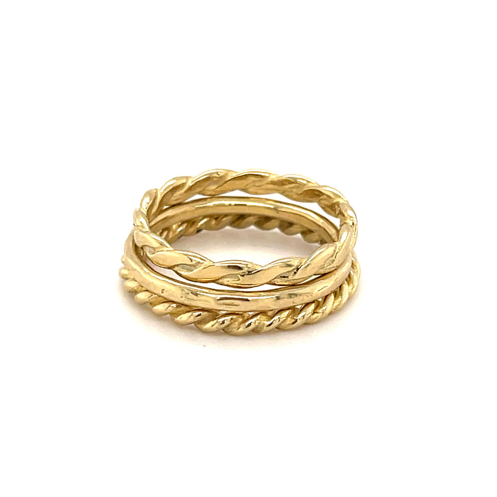 LILA Gold Sheen Stacking Ring