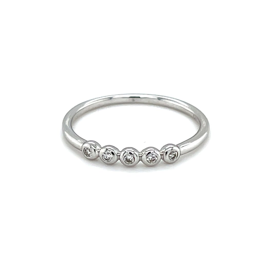 LILA White Gold Diamond Mollie Ring