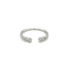 DAISY White Gold Aviana Diamond Ring 0.16ct
