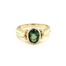 BARDOT Gold Green Tourmaline Riley Ring