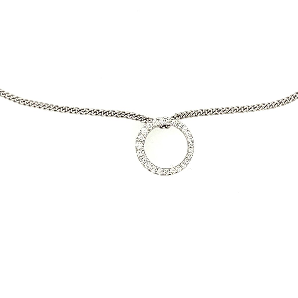 KENSINGTON White Gold Diamond Floria Necklace