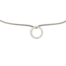 KENSINGTON White Gold Diamond Florence Necklace