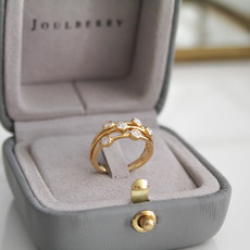 BLOSSOM Gold Moet Diamond Ring 0.38ct
