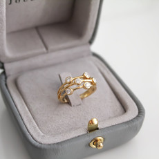 BLOSSOM Gold Moet Diamond Ring 0.38ct
