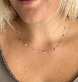 LILA White Gold Iliana Diamond Necklace