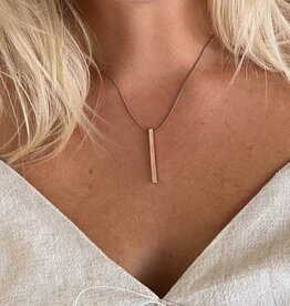 KENSINGTON Rose Gold Bolt Necklace