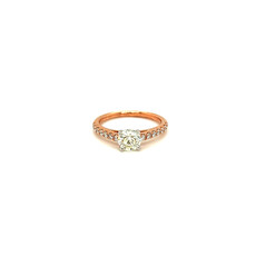 DARCY Rose Gold Diamond Clea Ring