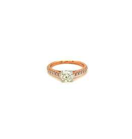 DARCY Rose Gold Diamond Clea Ring