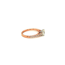 DARCY Rose Gold Diamond Clea Ring