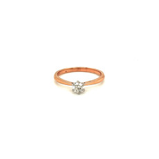 DARCY Rose Gold Diamond Charlotte Ring