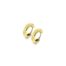 Gold Ashlie Bold Hoop Earrings