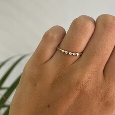 BLOSSOM Gold Diamond Mollie Ring