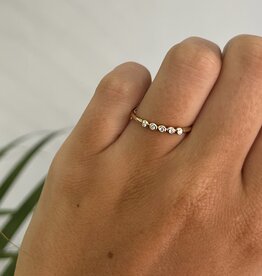 BLOSSOM Gold Diamond Mollie Ring