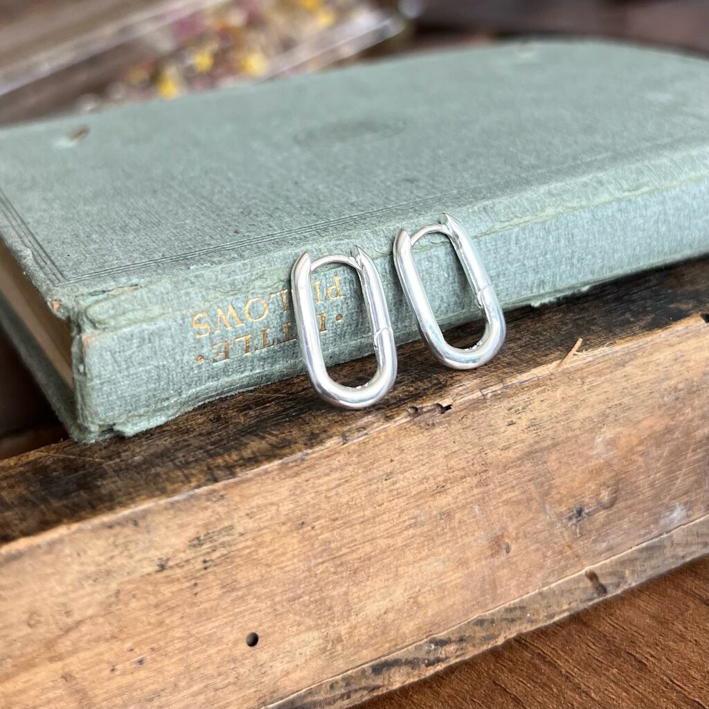 Silver Liv Hoop Earrings