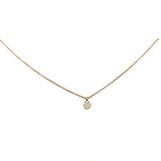 LILA Rose Gold Lillie Diamond Necklace