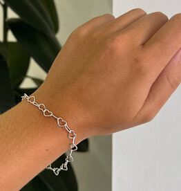 DARCY Silver Mia Heart Bracelet