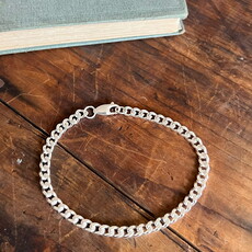 METRO Bold Silver heavy chain Bracelet