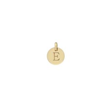 DARCY Gold Initials Disc Necklace