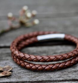 METRO Islington Leather Bracelet Tan