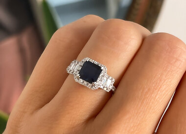 Precious and Semi Precious Coloured Stone Rings