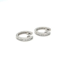 BLOSSOM White Gold Diamond Mabel Hoop Earrings 0.33ct