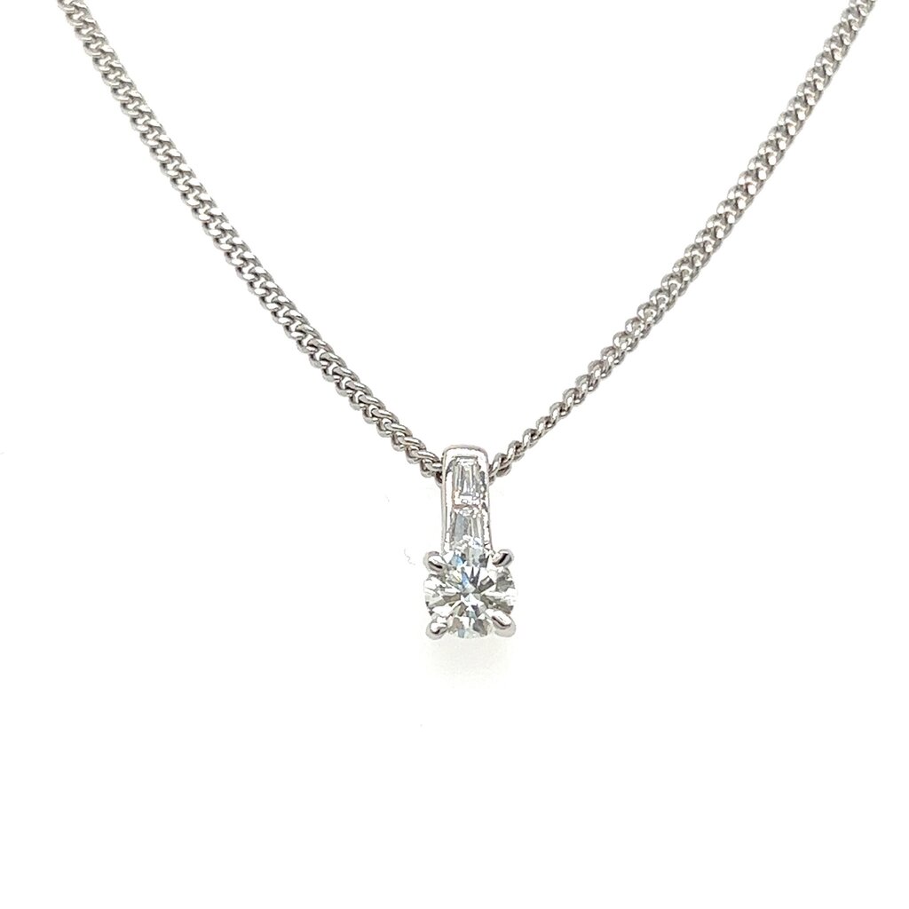 KENSINGTON White Gold Fia Diamond Necklace