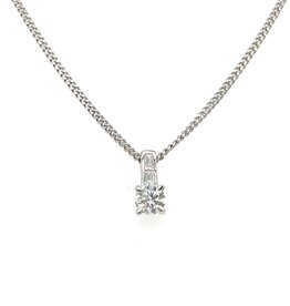 KENSINGTON White Gold Fia Diamond Necklace