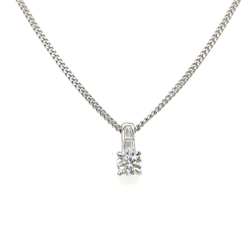 KENSINGTON White Gold Fia Diamond Necklace