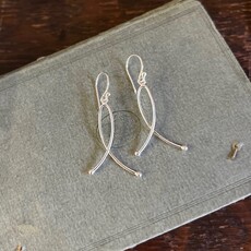 Silver Belle Drop Earrings